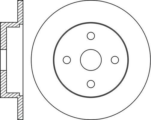 FIT FR1052 - Brake Disc autospares.lv