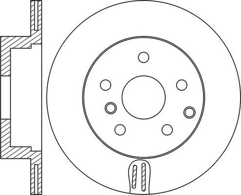 FIT FR1066V - Brake Disc autospares.lv