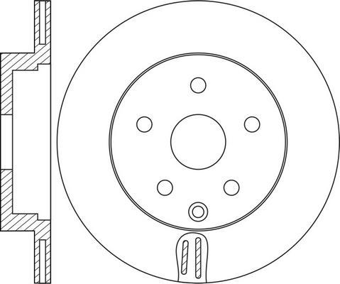 FIT FR1017V - Brake Disc autospares.lv