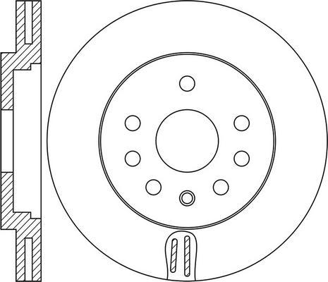 FIT FR1089V - Brake Disc autospares.lv