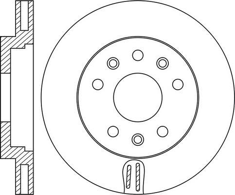 FIT FR1023V - Brake Disc autospares.lv