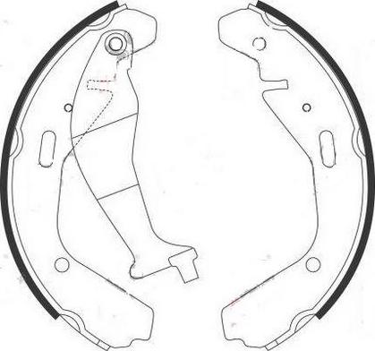 FIT FT9340 - Brake Shoe Set autospares.lv