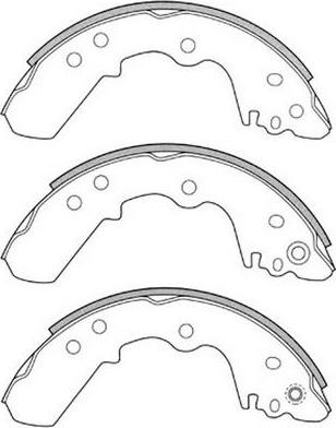 FIT FT4268 - Brake Shoe Set autospares.lv