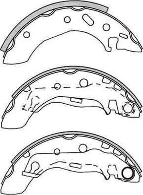 FIT FT5241 - Brake Shoe Set autospares.lv