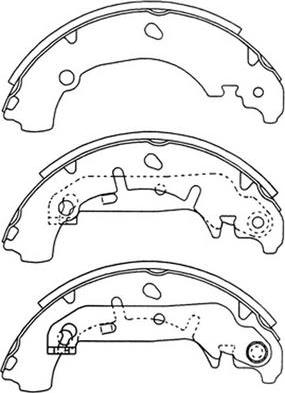 FIT FT5251 - Brake Shoe Set autospares.lv