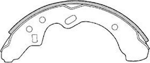 FIT FT5228 - Brake Shoe Set autospares.lv