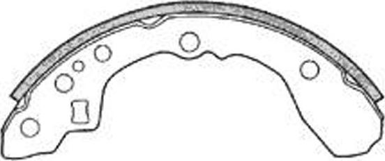 FIT FT5222 - Brake Shoe Set autospares.lv