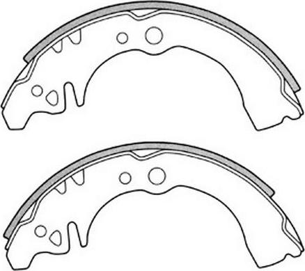 FIT FT6011 - Brake Shoe Set autospares.lv