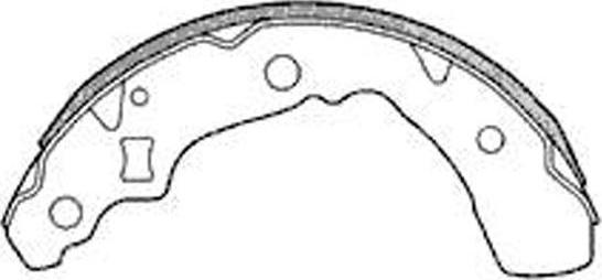 FIT FT6012 - Brake Shoe Set autospares.lv