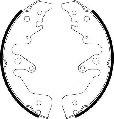 FIT FT0949 - Brake Shoe Set autospares.lv