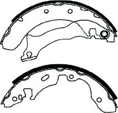 FIT FT0581 - Brake Shoe Set autospares.lv