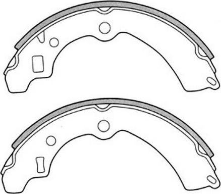 FIT FT0600 - Brake Shoe Set autospares.lv