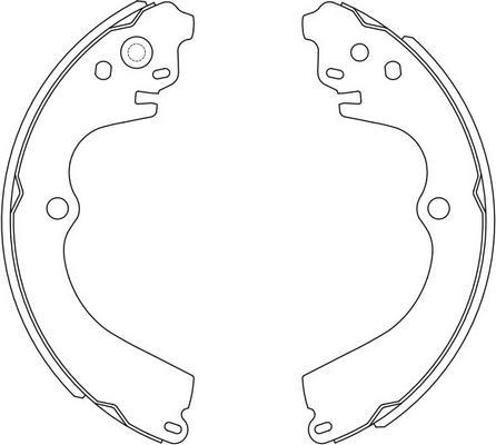 FIT FT0676 - Brake Shoe Set autospares.lv