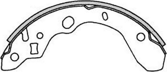 FIT FT0379 - Brake Shoe Set autospares.lv