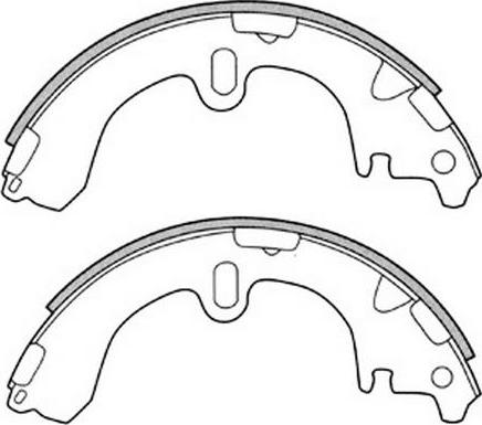 FIT FT0750 - Brake Shoe Set autospares.lv