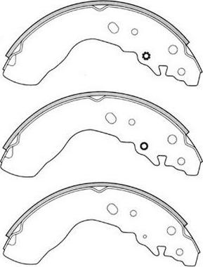 FIT FT0711 - Brake Shoe Set autospares.lv