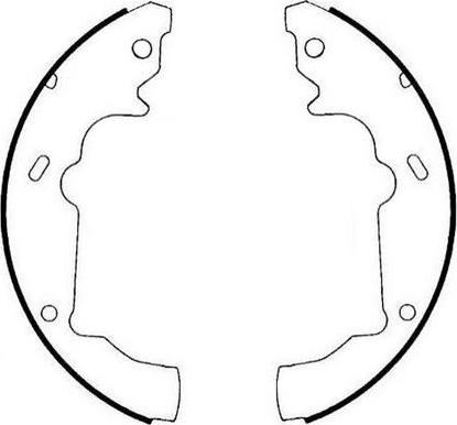 FIT FT0729 - Brake Shoe Set autospares.lv