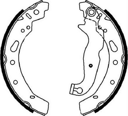 FIT FT1089 - Brake Shoe Set autospares.lv