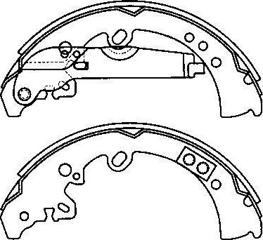 FIT FT1081 - Brake Shoe Set autospares.lv