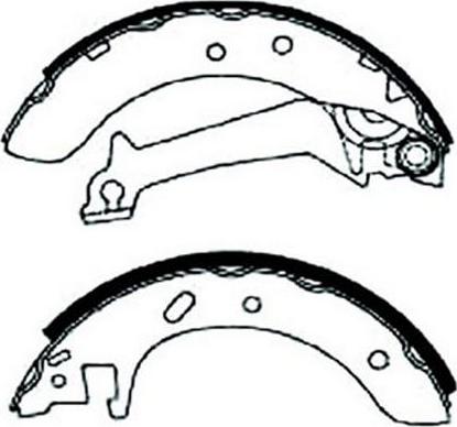 FIT FT1039 - Brake Shoe Set autospares.lv