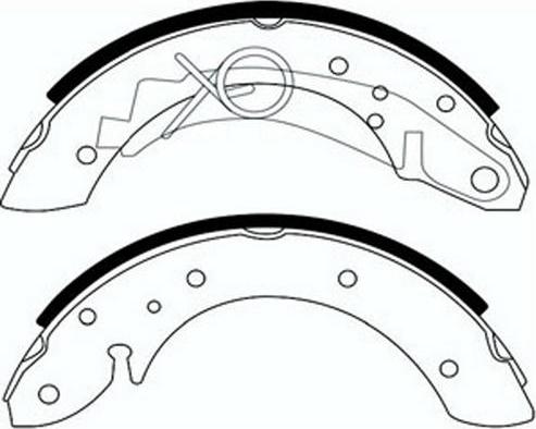 FIT FT1074 - Brake Shoe Set autospares.lv