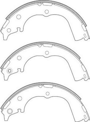 FIT FT1189 - Brake Shoe Set autospares.lv