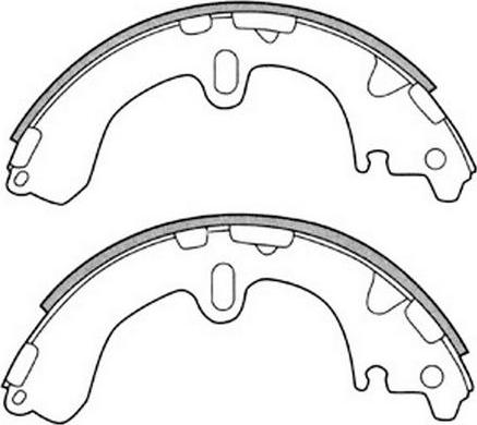 FIT FT1185 - Brake Shoe Set autospares.lv