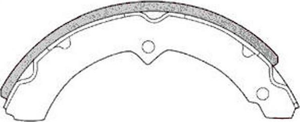 FIT FT1188 - Brake Shoe Set autospares.lv