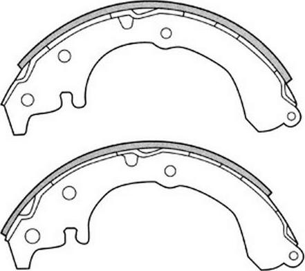 FIT FT1176 - Brake Shoe Set autospares.lv