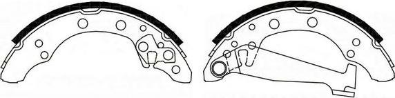 FIT FT3034 - Brake Shoe Set autospares.lv