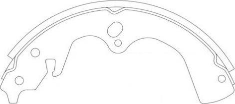 FIT FT3138 - Brake Shoe Set autospares.lv