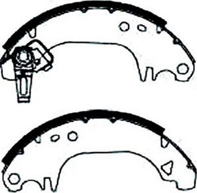 FIT FT2031 - Brake Shoe Set autospares.lv