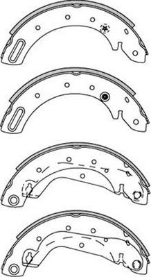 FIT FT2146 - Brake Shoe Set autospares.lv