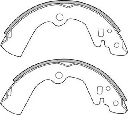 FIT FT2128 - Brake Shoe Set autospares.lv