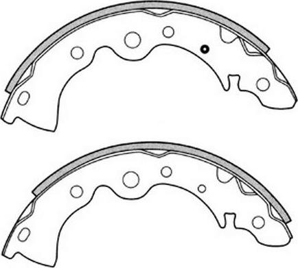 FIT FT2127 - Brake Shoe Set autospares.lv