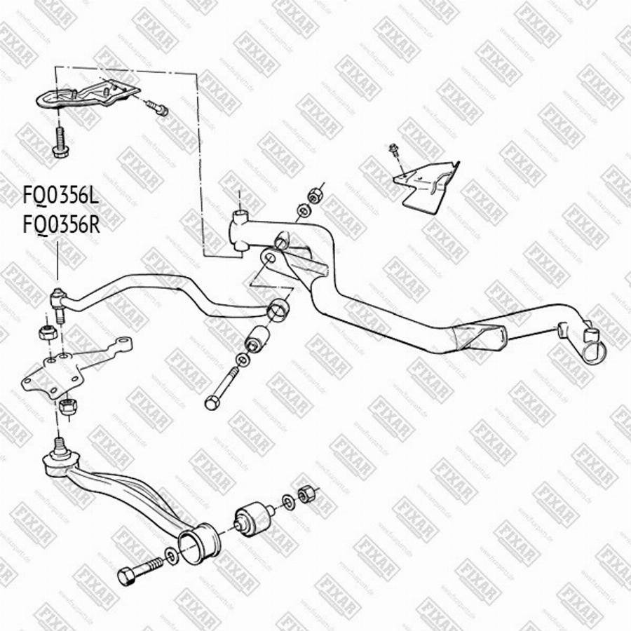 Fixar FQ0356R - Track Control Arm autospares.lv