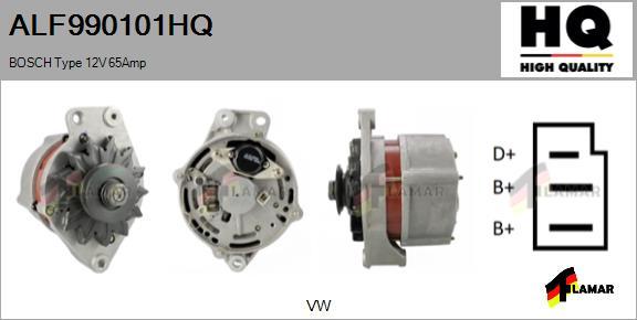 FLAMAR ALF990101HQ - Alternator autospares.lv