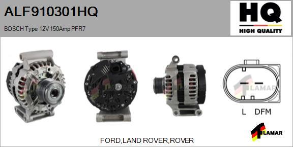 FLAMAR ALF910301HQ - Alternator autospares.lv