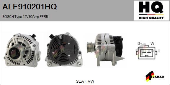 FLAMAR ALF910201HQ - Alternator autospares.lv