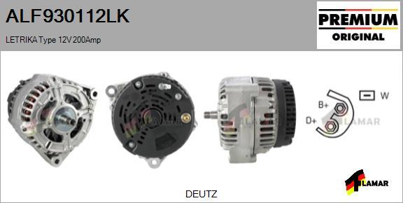 FLAMAR ALF930112LK - Alternator autospares.lv