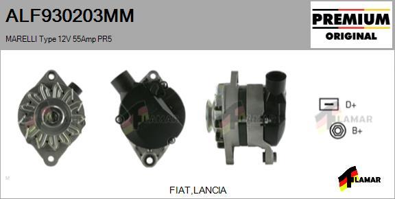 FLAMAR ALF930203MM - Alternator autospares.lv