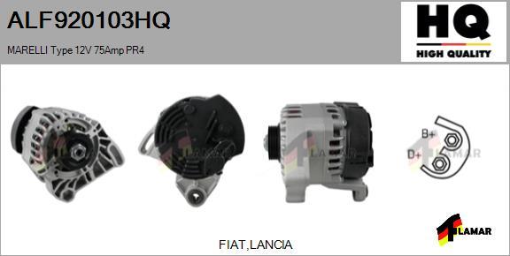 FLAMAR ALF920103HQ - Alternator autospares.lv