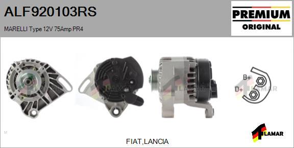 FLAMAR ALF920103RS - Alternator autospares.lv