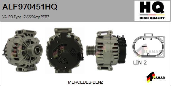 FLAMAR ALF970451HQ - Alternator autospares.lv