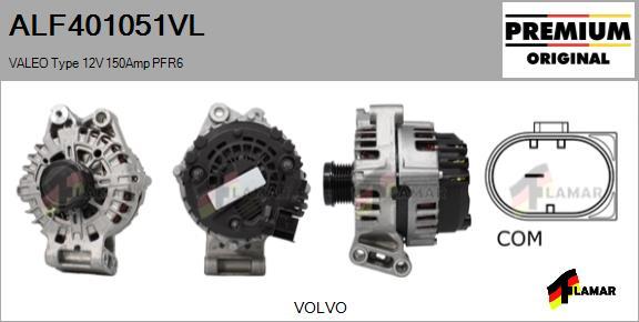 FLAMAR ALF401051VL - Alternator autospares.lv