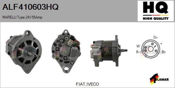 FLAMAR ALF410603HQ - Alternator autospares.lv