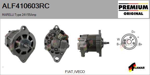 FLAMAR ALF410603RC - Alternator autospares.lv