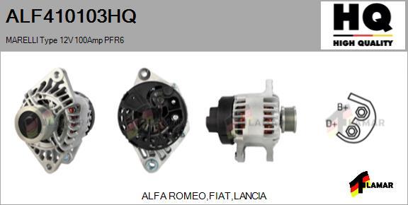 FLAMAR ALF410103HQ - Alternator autospares.lv