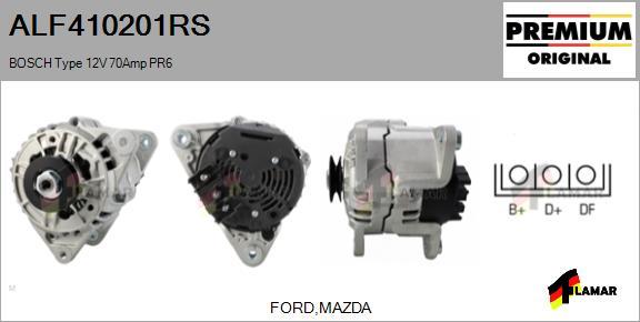 FLAMAR ALF410201RS - Alternator autospares.lv