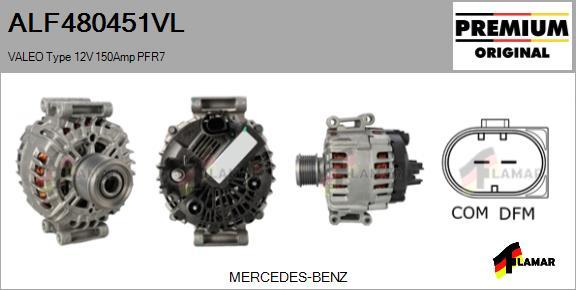 FLAMAR ALF480451VL - Alternator autospares.lv